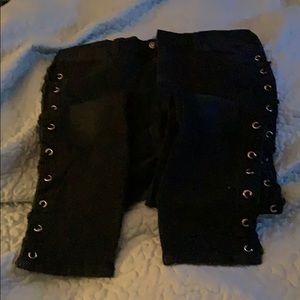 Women’s side lace jeans size ten